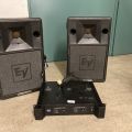 820157-1 Electrovoice S200 Speakers & Urei 6250 Amplifier