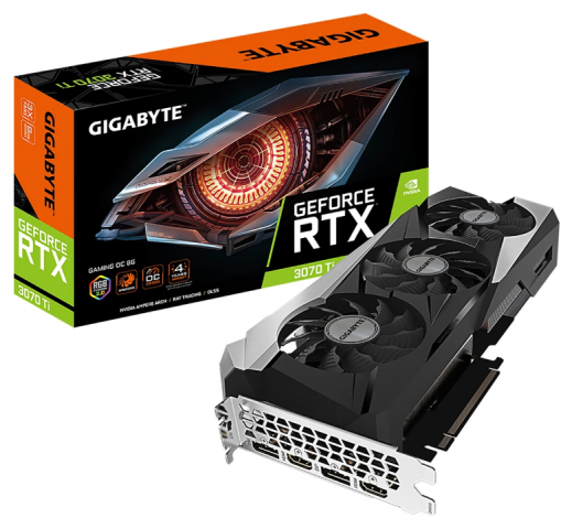 820024-1 Graphics Card Gigabyte GeForce RTX 3070 Ti GAMING OC 8G