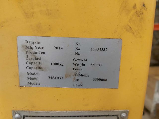 753890-10 Electric pallet truck / high lifter Silverstone