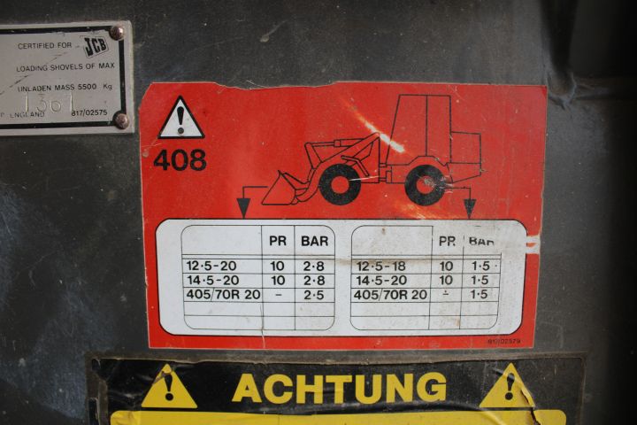 807307-35 Wheel loader JCB 408 -95