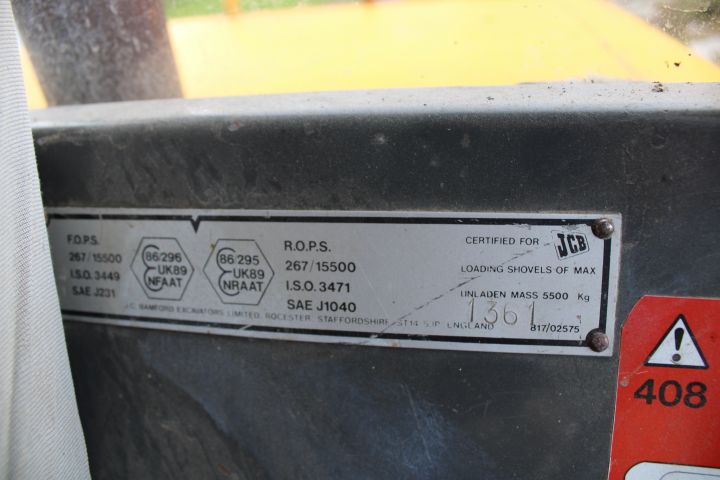 807307-36 Wheel loader JCB 408 -95