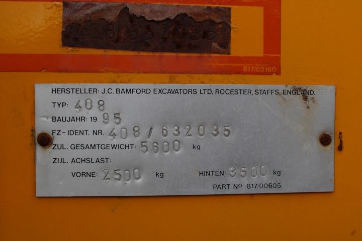 807307-37 Wheel loader JCB 408 -95