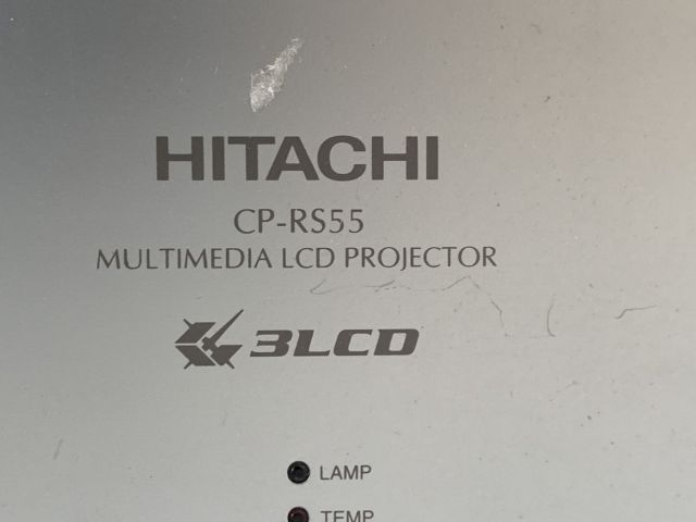 711908-3 Hitachi CP-RS55 projector