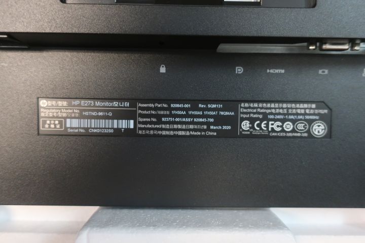 793309-4 HP Computer Monitor 27 Inch # 2