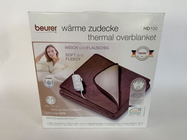 711929-1 New heating blanket Beurer HD100, 200x150 cm