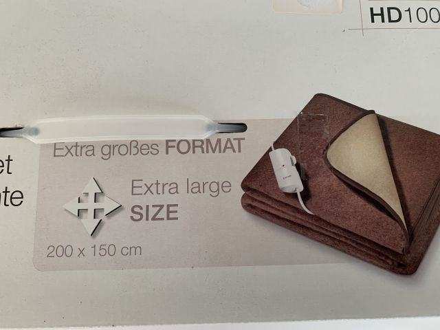 711929-2 New heating blanket Beurer HD100, 200x150 cm