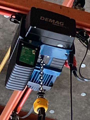 803590-2 Traverse with electric winch, Demag