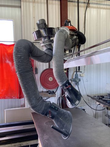 814592-1 Svetsutsug Nederman, 2 stycken väggmonterade