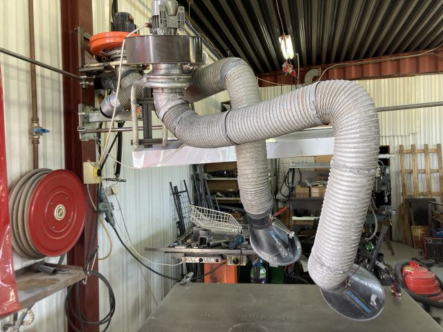 814592-2 Svetsutsug Nederman, 2 stycken väggmonterade