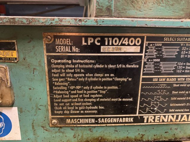 815157-4 Klingkap Trennjaeger LPC 110/400