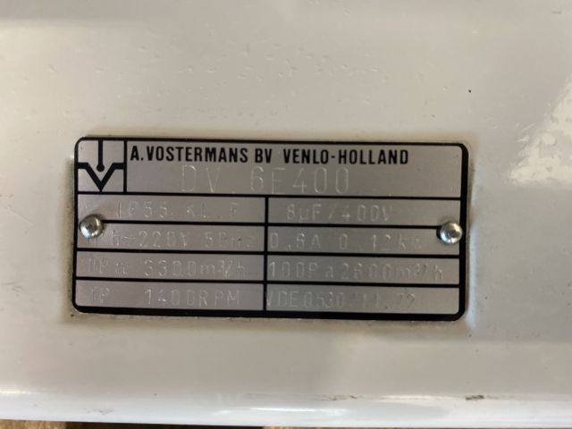 821865-3 Duct fan A.Vostermans