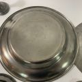 712004-17 Collection of pewter objects