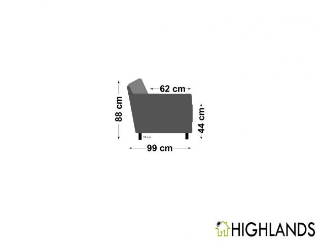 824056-5 Preston corner sofa with open end right