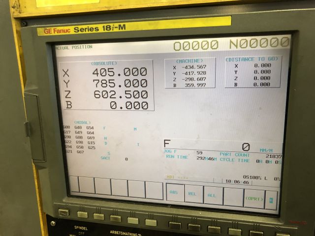 825149-5 Multi-operation machine Mazak H-630 - 1990