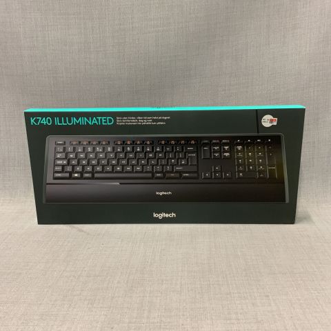 825263-2 Keyboard Logitech Illuminated Keyboard K740