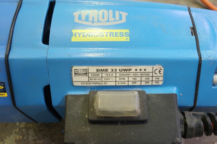 793490-8 Core drill motor, Tyrolit DME 33 UWP