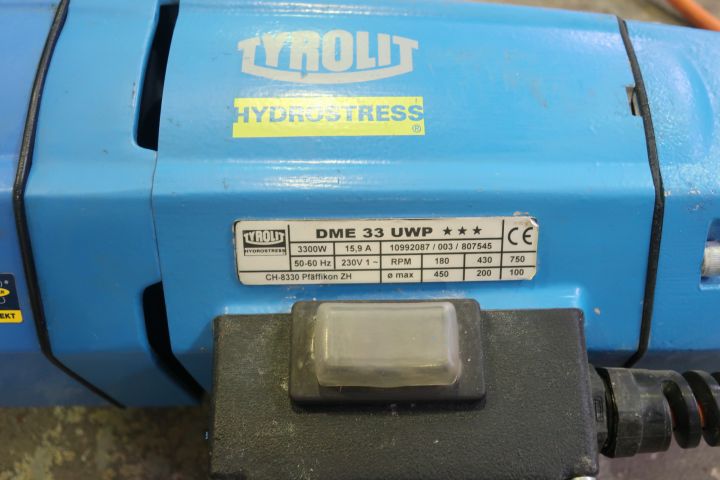 793490-9 Core drill motor, Tyrolit DME 33 UWP