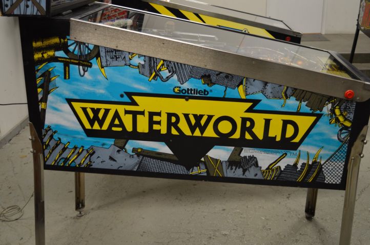 779045-3 Gottlieb pinball game with the theme Waterworld