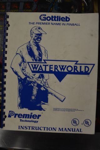 779045-19 Gottlieb pinball game with the theme Waterworld