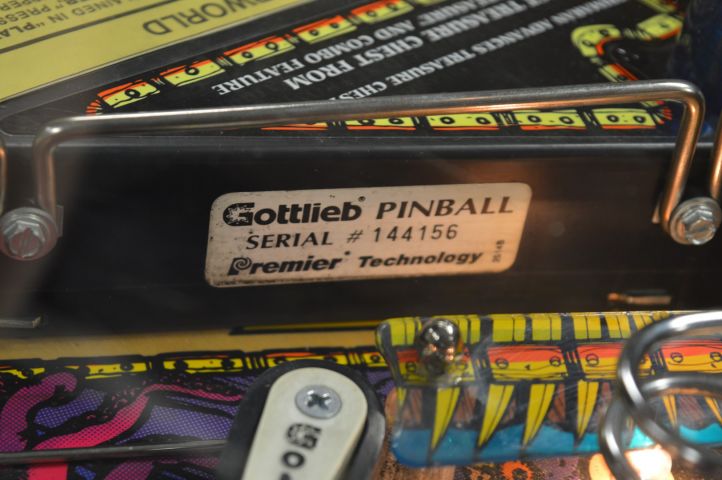 779045-16 Gottlieb pinball game with the theme Waterworld