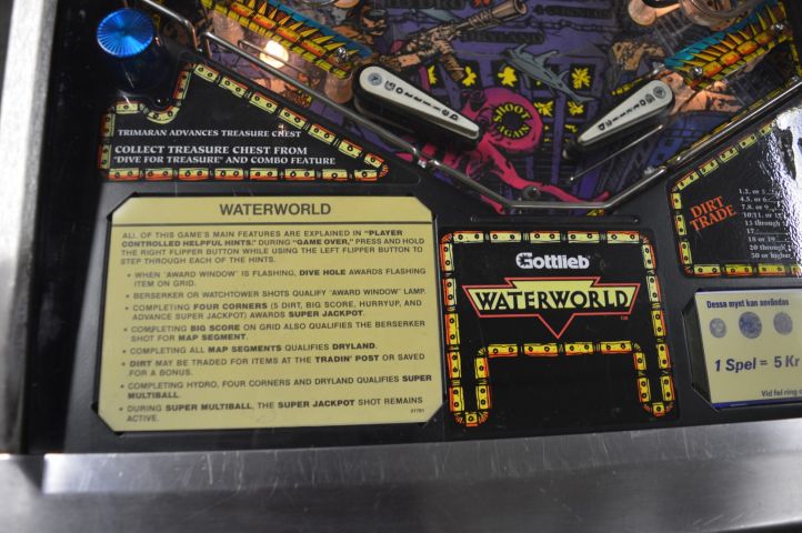 779045-13 Gottlieb pinball game with the theme Waterworld