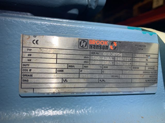 760214-4 Electric motor Brook Hansen WU-DF280SNE