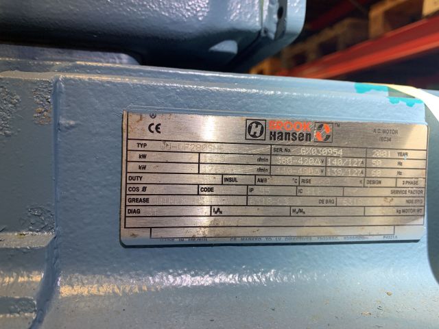 760214-5 Electric motor Brook Hansen WU-DF280SNE