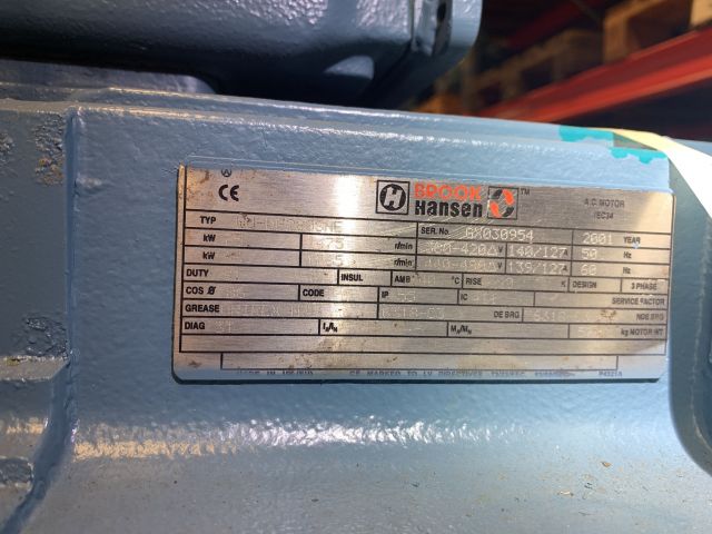 760214-6 Electric motor Brook Hansen WU-DF280SNE