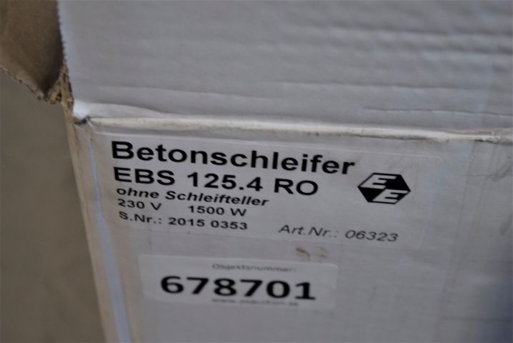 678701-6 Concrete grinder 125mm from Eibenstock "EBS 125.4 RO"