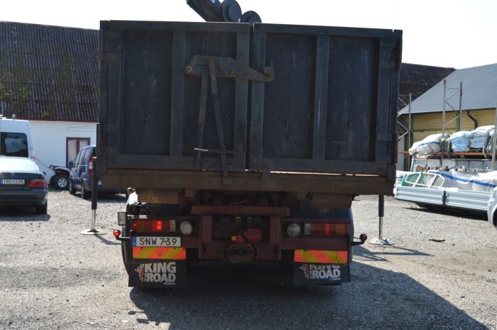 779067-4 Load changer with crane Scania R 124GB 6X2 463 hp -2002 with flatbed