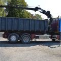 779067-6 Load changer with crane Scania R 124GB 6X2 463 hp -2002 with flatbed