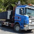 779067-7 Load changer with crane Scania R 124GB 6X2 463 hp -2002 with flatbed