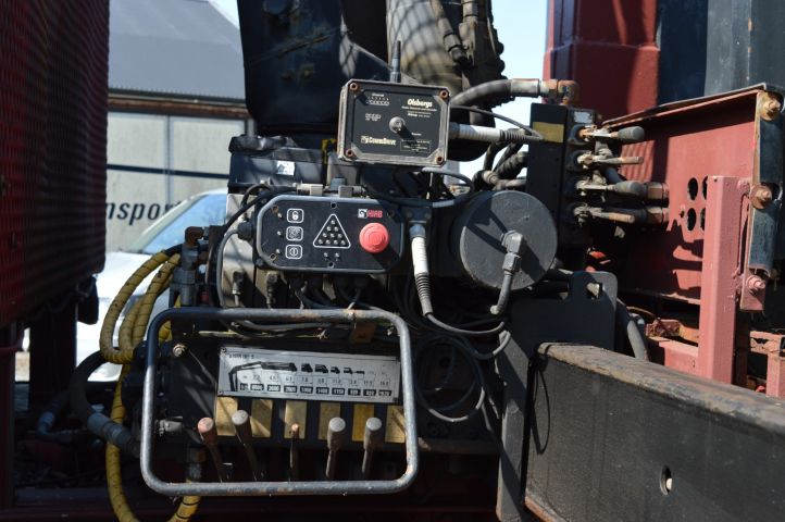 779067-15 Load changer with crane Scania R 124GB 6X2 463 hp -2002 with flatbed