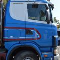 779067-27 Load changer with crane Scania R 124GB 6X2 463 hp -2002 with flatbed