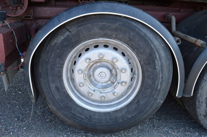 779067-55 Load changer with crane Scania R 124GB 6X2 463 hp -2002 with flatbed