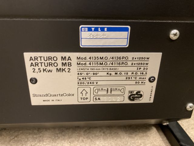 825561-5 QuartzColor Arturo MA/MB Mod 4135/4115 2,5kW