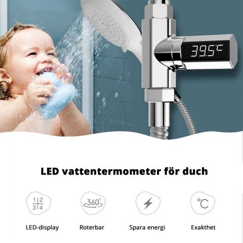 826816-8 2 pcs Temperature meter for shower - free shipping