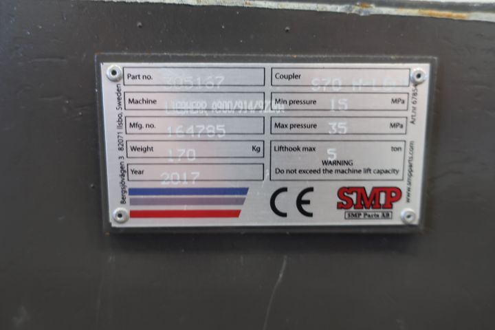 827202-5 Machine mount SMP LIEBHERR A900 / 914 / 922R S70HL