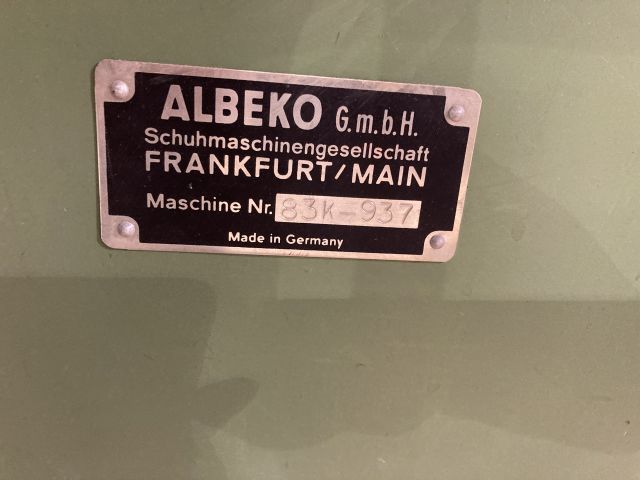 828413-10 Albeko Leather Skiving Machine