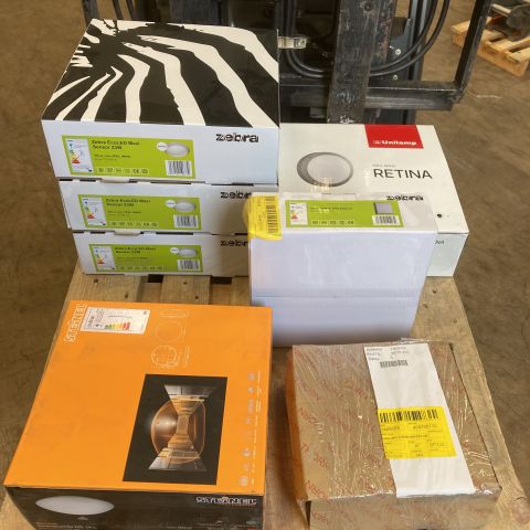 829512-1 Assortment with lighting fixtures Steinel, Unilamp etc