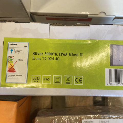 829512-5 Assortment with lighting fixtures Steinel, Unilamp etc