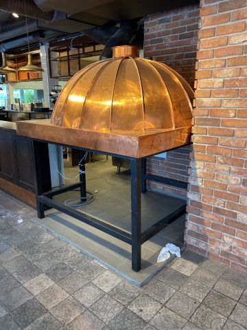 803857-4 NEW INFO! Pizza wood oven in copper Le Panyol