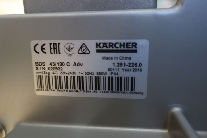 829649-4 Singelskurmaskin Kärcher BDS 43/180