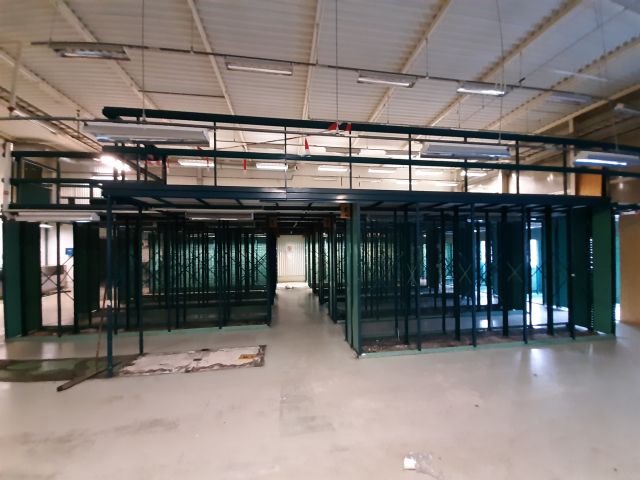 805512-54 Entresolplan med tillhörande lagerhyllsystem