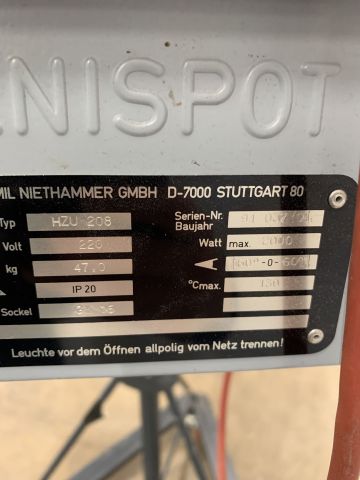 831490-4 Headlight Unispot HZU-208