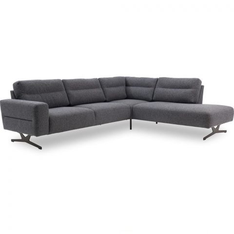 831514-2 Preston corner sofa with open end right
