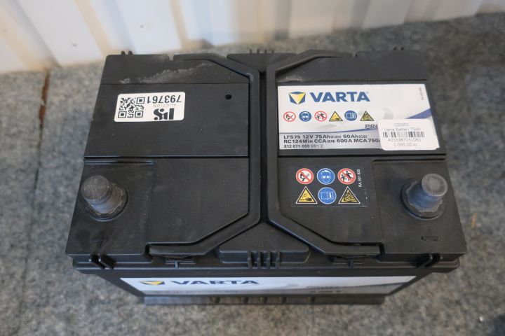 793761-2 Battery, Varta pro 12V, 75ah