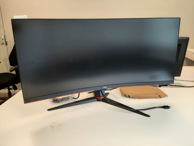 827827-3 Arched computer screen AOC 34 "CU34G2X / BK