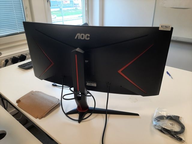 827827-2 Arched computer screen AOC 34 "CU34G2X / BK