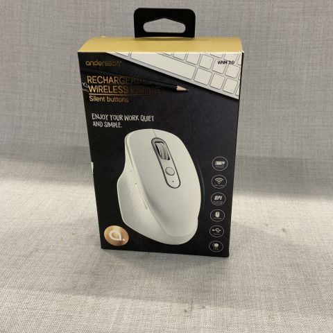 832406-2 Mus, Andersson WNM 3.0-white office mouse